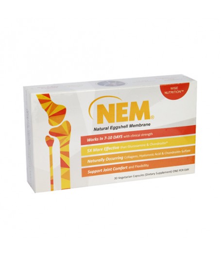 Wise Nutrition NEM 蛋骨素 – 天然蛋殼膜30粒 (500mg膠囊)(兩盒以上8折) 